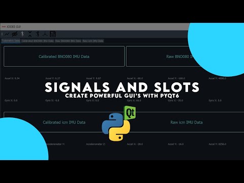 Signals and Slots in PyQt6 | Create Powerful GUI's with PyQt6