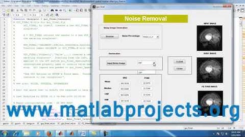 Noise Removal Image Processing Projects