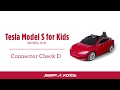 Tesla Model S for Kids: Connector Check D