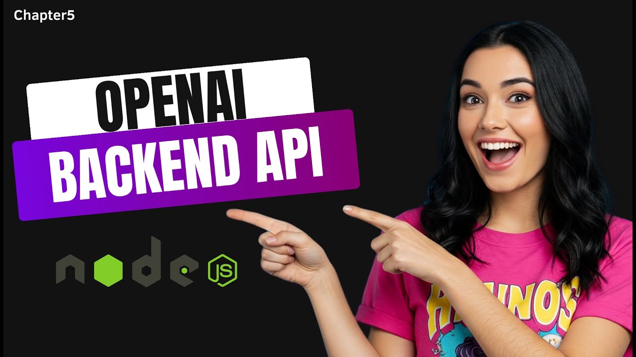 OpenAI backend Api & Node.js (Full Tutorial) From Scratch - YouTube