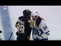 David pastrnak wins it bruins eliminate leafs  keep the 1967 streak alive