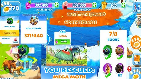 Ice Age Adventure(mega moth family completely rescued)