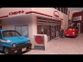 昔のファミマを再現 ジオラマ模型　80年代のコンビニエンスストア