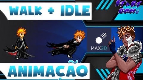 Andar com animação no Max 2D walk + idle com joystick (NOVO) Start Game