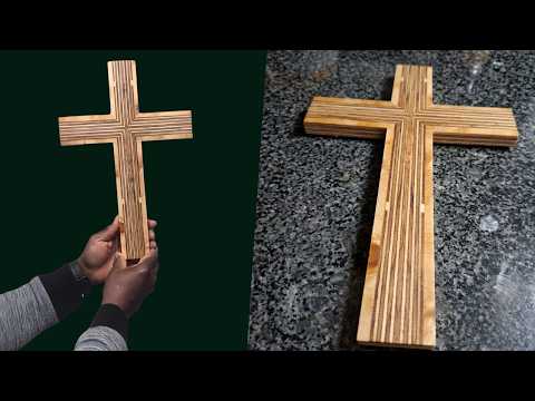 Make a Beautiful Wooden Cross - MULTICORED (Easy DIY)