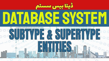 Enhanced ER Model - Supertype and Subtype Entities (Urdu/Hindi)