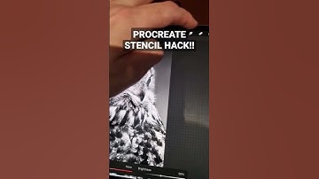 PROCREATE TUTORIAL TATTOO STENCIL TRICK! Make a stencil instantly!!!
