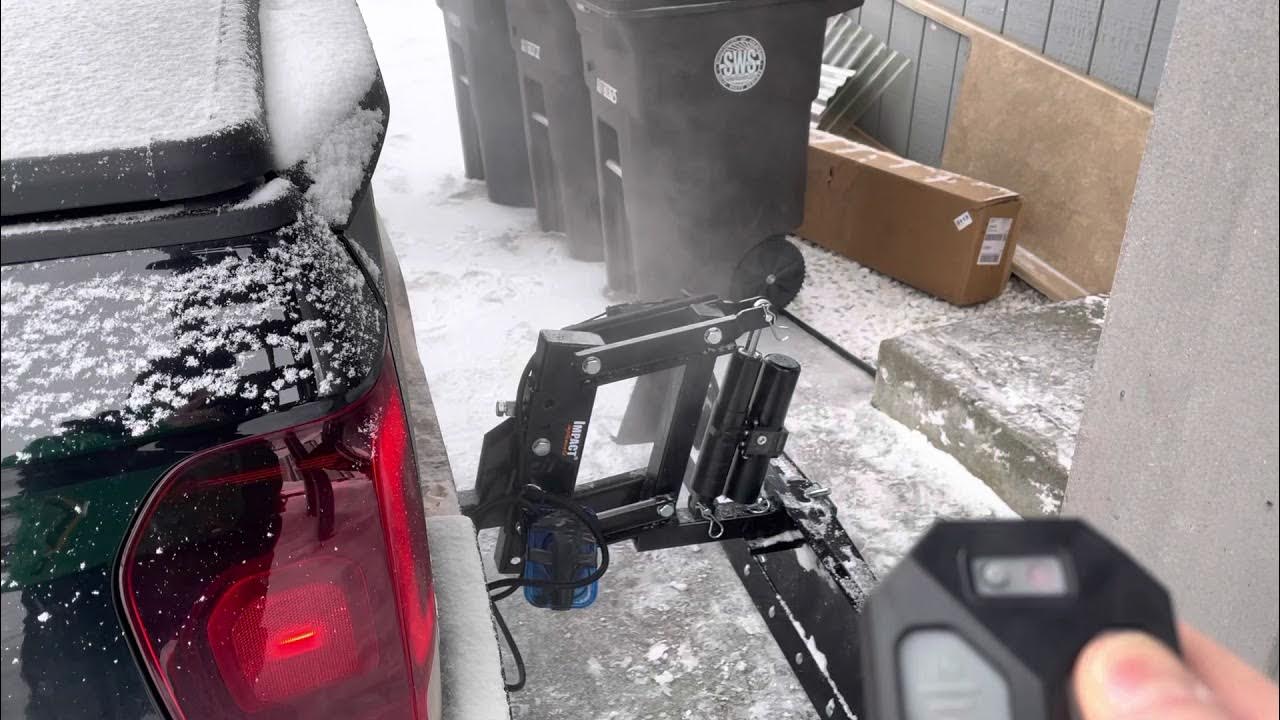 Honda Ridgeline hitch snow plow YouTube