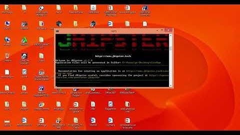 installation  jhipster application
