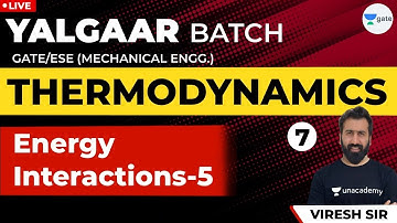 Energy Interactions-5 | Lec 7 | Thermodynamics  |Mechanical Engg | GATE 2021/2022 Exam