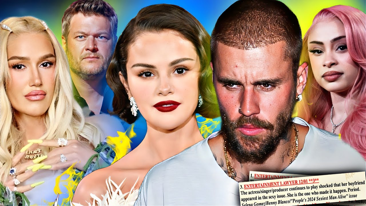 Джастин Бибер одержим Селеной Гомес, Блейк Шелтон изменил Гвен Стефани, отношения Айс Спайс закон...