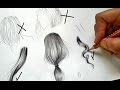 تعلم رسم الشعر كالمحترفين | للمبتدئين | How to draw hair