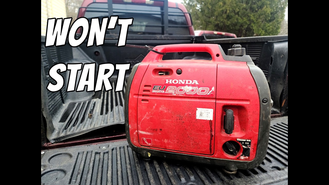 HONDA EU2000I 2200I Carburetor Cleaning & Surging Problem On Eco Mode Fixed