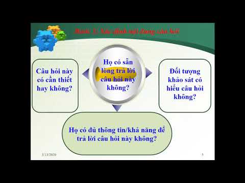 Video Hướng dẫn thiết kế bản câu hỏi khảo sát trong nghiên... - YouTube