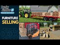 Furniture Selling in Farming simulator 23 | Furniture Business | #fs23#mods
