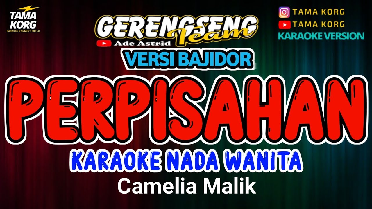 PERPISAHAN KARAOKE!! Nada Wanita - Bajidor