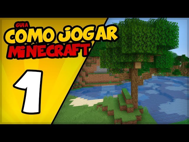 ✓ COMO JOGAR MINECRAFT e sobreviver a PRIMEIRA NOITE! - TUTORIAL PARA  INICIANTES 