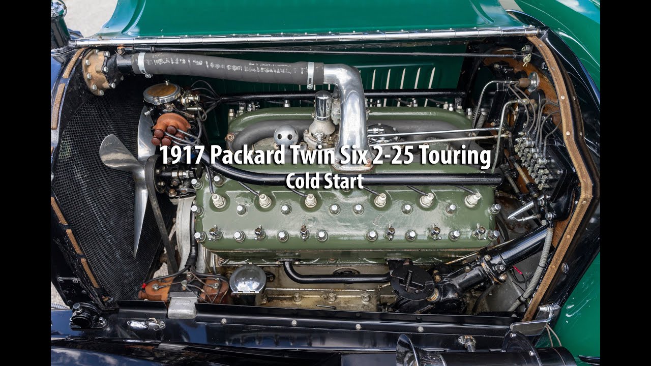 1917 Packard Twin Six 2-25 Touring - Cold Start