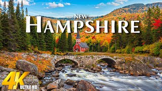 New Hampshire 4K - Cinematic Fall Foliage Tour Through Stunning Landscapes | Breathtaking Autumn