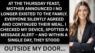 Information MY FAMILY DISOWNED ME… 24 HOURS LATER THEY BEGGED AT MY DOOR... News
