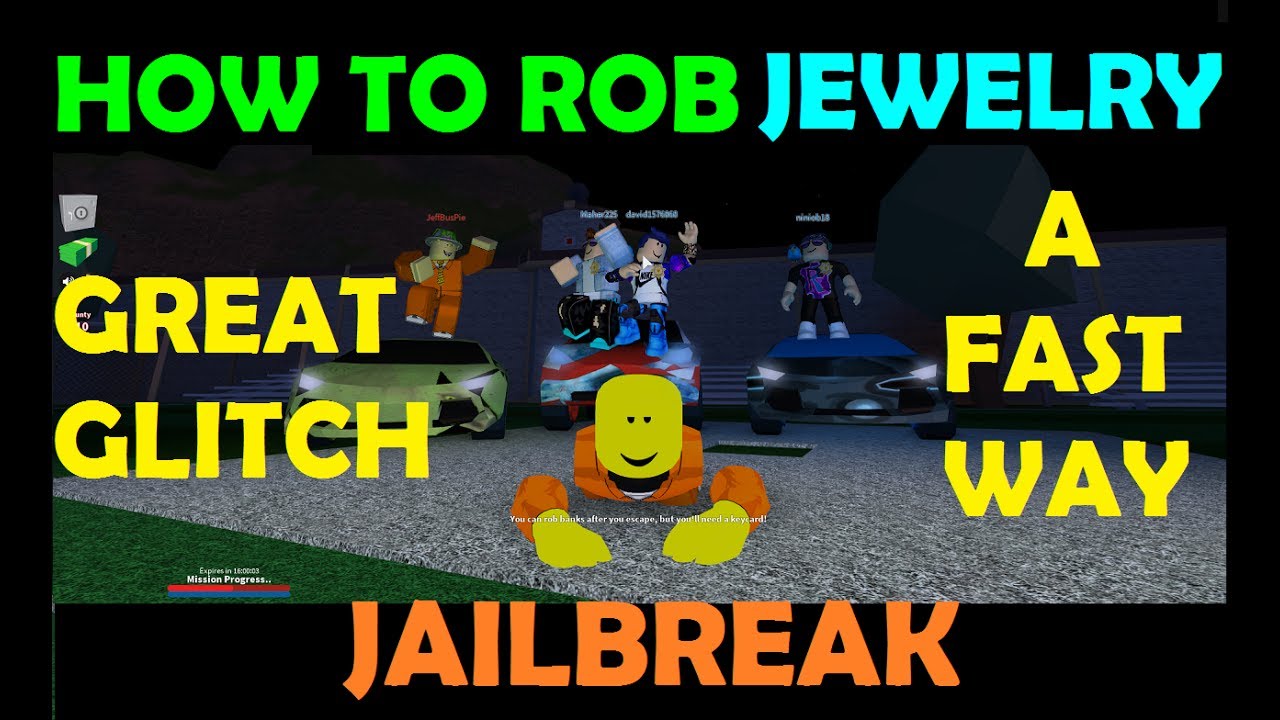 Roblox Jailbreak How To Rob Jewelry A Fast Way Glitch To Skip The Course Youtube - roblox jailbreak how to rob jewelry store fast simple