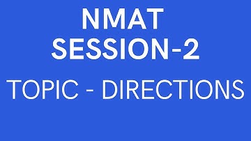 Direction Sense for NMAT, SNAP, IIFT and Other MBA exams | Session - 2