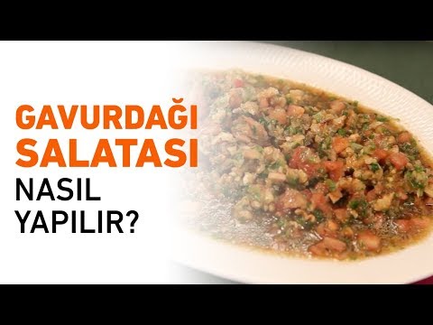 Gavurdağı Salatası Tarifi | Gavurdağ Salata Nasıl Yapılır?