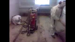 Asbestipurun jälkeinen siivonta, cleaning up after a asbestos removal