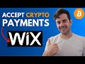 WIX Crypto Payments Tutorial - Bitcoin, USDC and More!