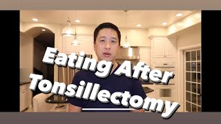 PostTonsillectomy Diet: what to eat or drink after tonsil surgery, what to avoid
