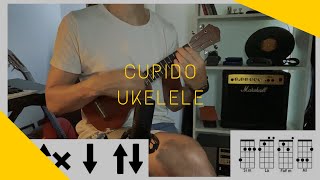 Video thumbnail of "REGGAETON Y CUMBIA CON UKELELE | Cupido - Tini (tutorial/cover ukelele) Martin Lopez"