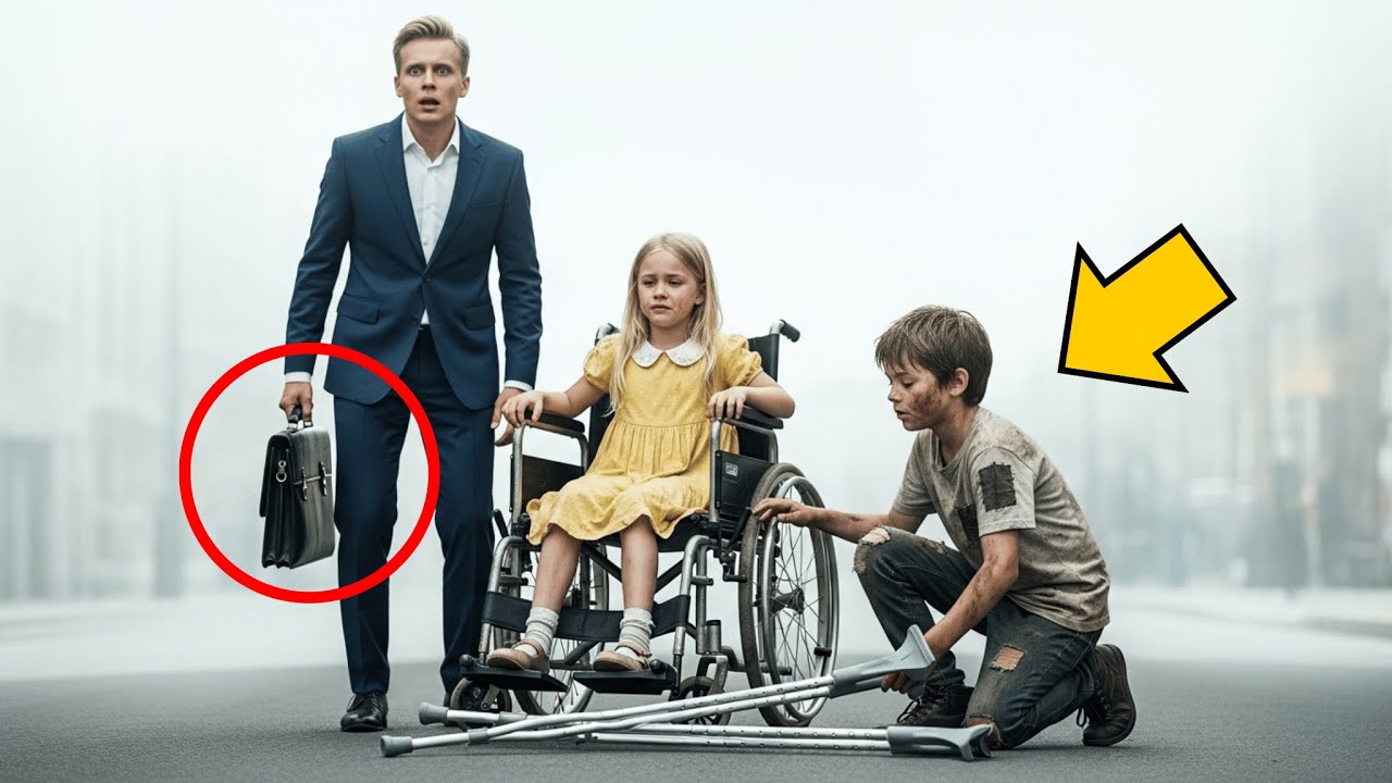 Córka milionera gasła… aż biedny chłopiec dotknął jej dłoni