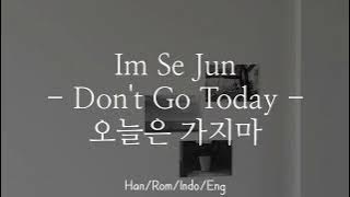 Im Sejun [임세준] - Don't Go Today [오늘은 가지마 ] | Han/Rom/Indo/Eng Lyrics