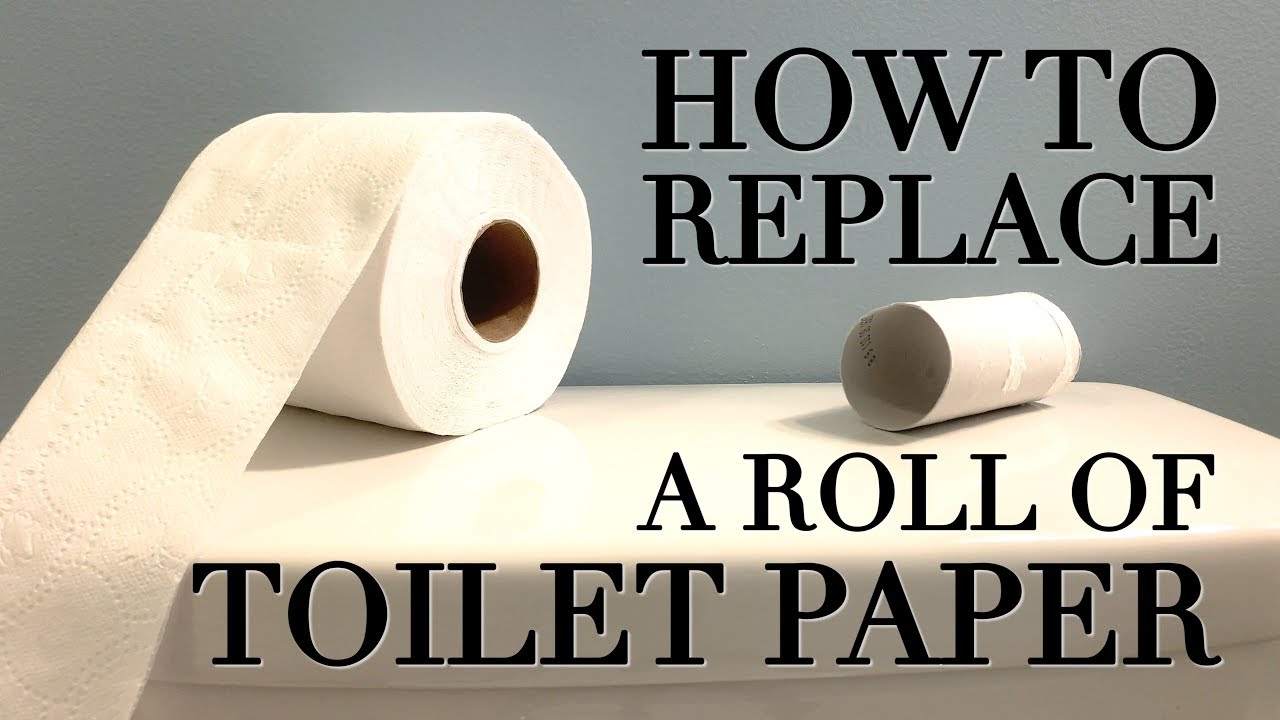 How to Replace a FREAKING Roll of Toilet Paper the Right Way!!! YouTube