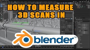 How to Measure 3D Scans in Blender - Free MeasureIt build in extension