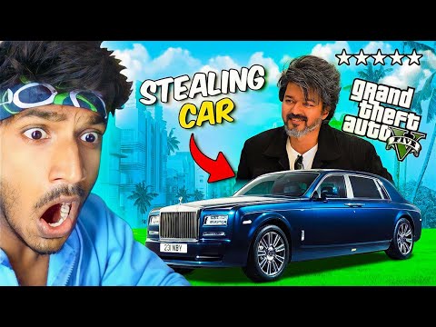 Stealing Thalapathy VIJAY's CAR in GTA 5 (mods)..! GTA 5 Tamil Gameplay