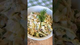 Chinakohlsalat mit Thunfisch und Ei #salat #thunfisch #lowcarb