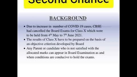 CBSE Class 10th Marks Tabulation Policy 2021  01. Introduction