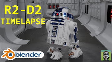 R2-D2 - Complete Blender Timelapse