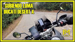 SUBIENDO UNA LOMA EN DUCATI DESERT X by Paisa Motero 514 views 4 months ago 4 minutes, 50 seconds