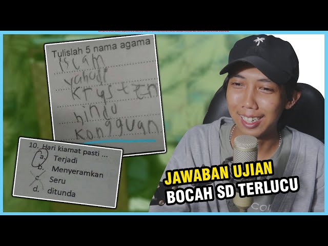 JAWABAN SOAL UJIAN BOCAH SD YANG LUCU DAN DI LUAR NALAR class=