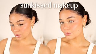 sunkissed glowy makeup easy everyday