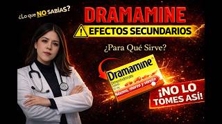 🚫 DRAMAMINE: Lo estás usando MAL y puede dañarte (NADIE te lo dice)