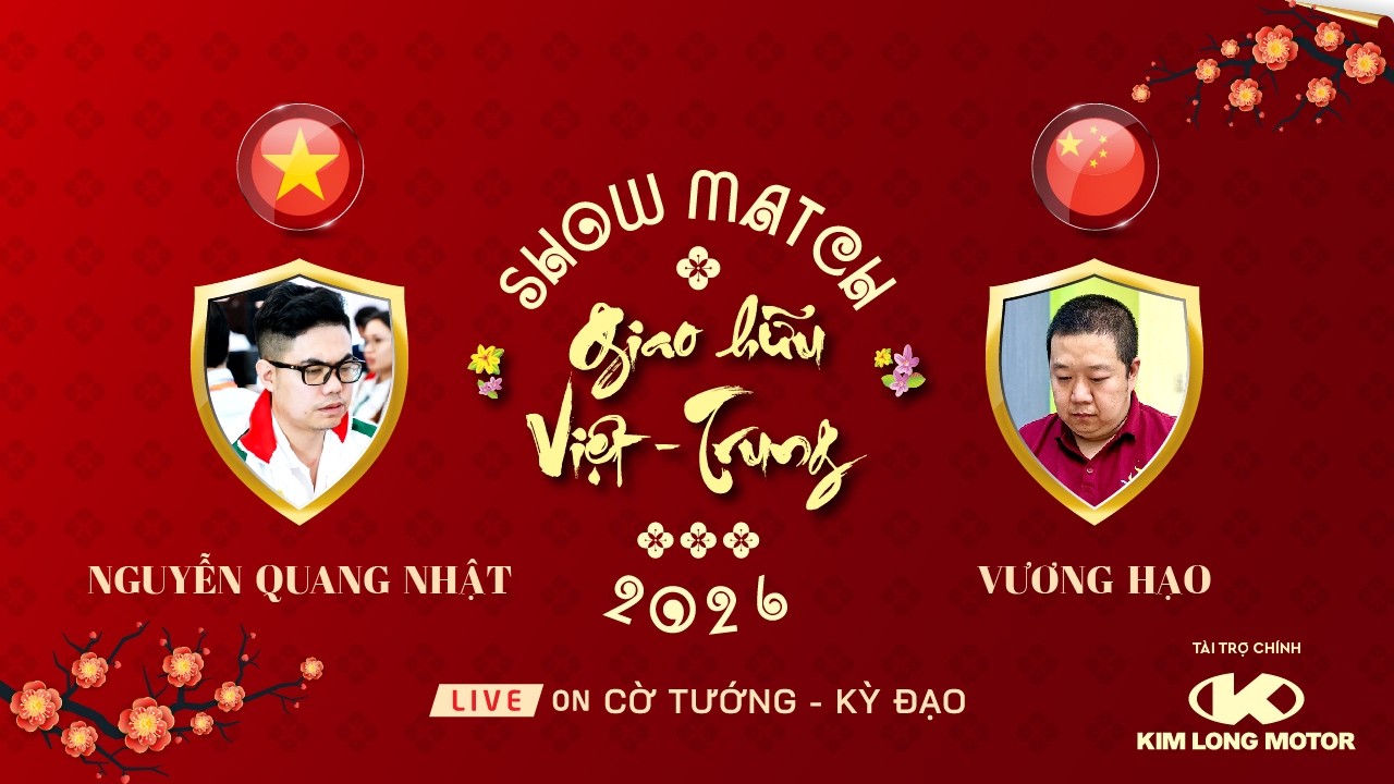 [LIVE] Đại sư Vương Hạo vs KTQG Nguyễn Quang Nhật – 4 ván phân tiên 20p+10s