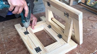 Woodworking Plans for Every Room  Make Your Own Compact and Convenient Folding Chair