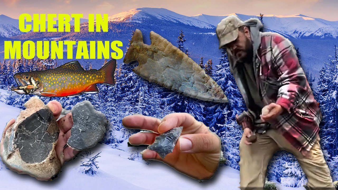 How to identify rock for flintknapping, Camping, Fishing, ARROWHEADS, Flint  steel, bushcraft, travel 