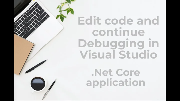 Edit code and continue Debugging in Visual Studio  2022 - .Net Core applications