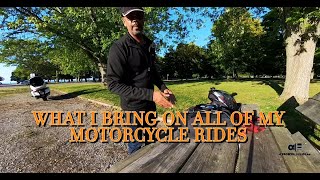 See what is in my saddlebag for every motorcycle ride!! by Craig Hanesworth 333 views 6 months ago 7 minutes, 40 seconds