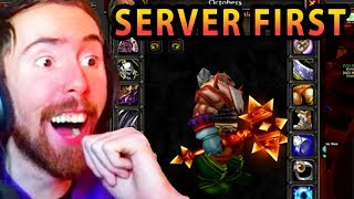 Asmongold Hosts The Biggest Event In WoW Classic History Creating Server First Legendary