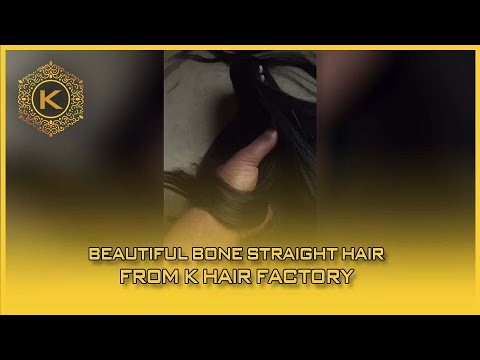 Video Beautiful Bone Straight Hair From Sandie Manager 56